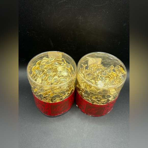 NWT Lord & Taylor Vintage Gold Tone Leaf Motif Holiday Garland Christmas Decor - Picture 5 of 12